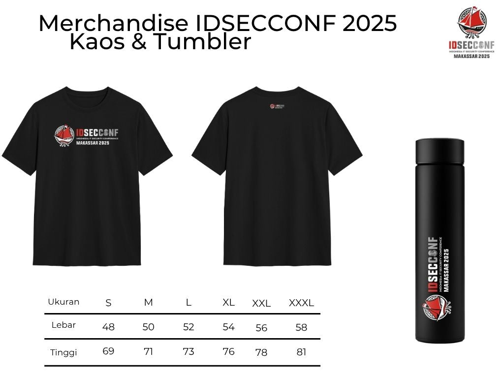 Tiket Conference, Kaos & Tumbler (Umum)